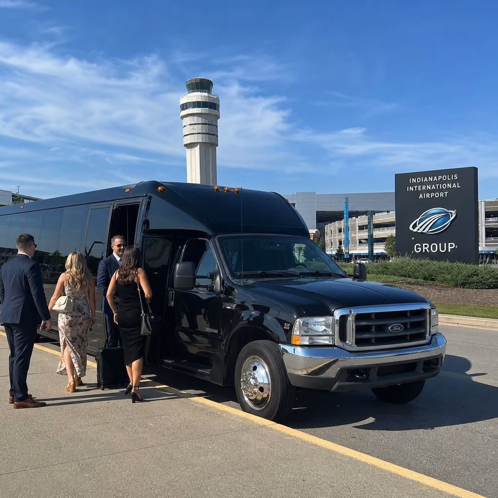 Rent a Bus to Indianapolis International Airport Group