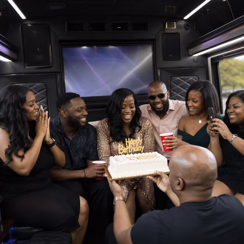 Indianapolis Birthday Transportation fleet vehicle