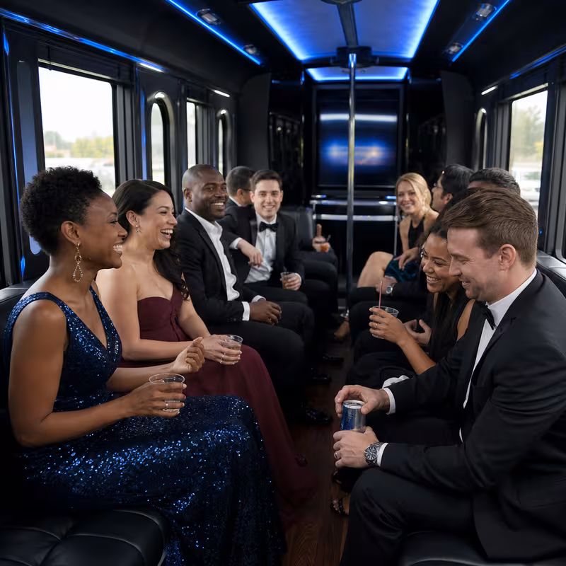 Indianapolis Prom & Homecoming Transportation fleet vehicle