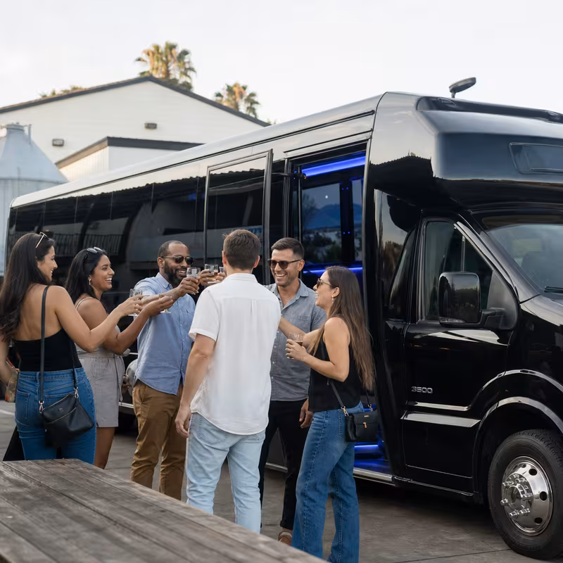 Indianapolis Winery & Brewery Tour Transportation fleet vehicle